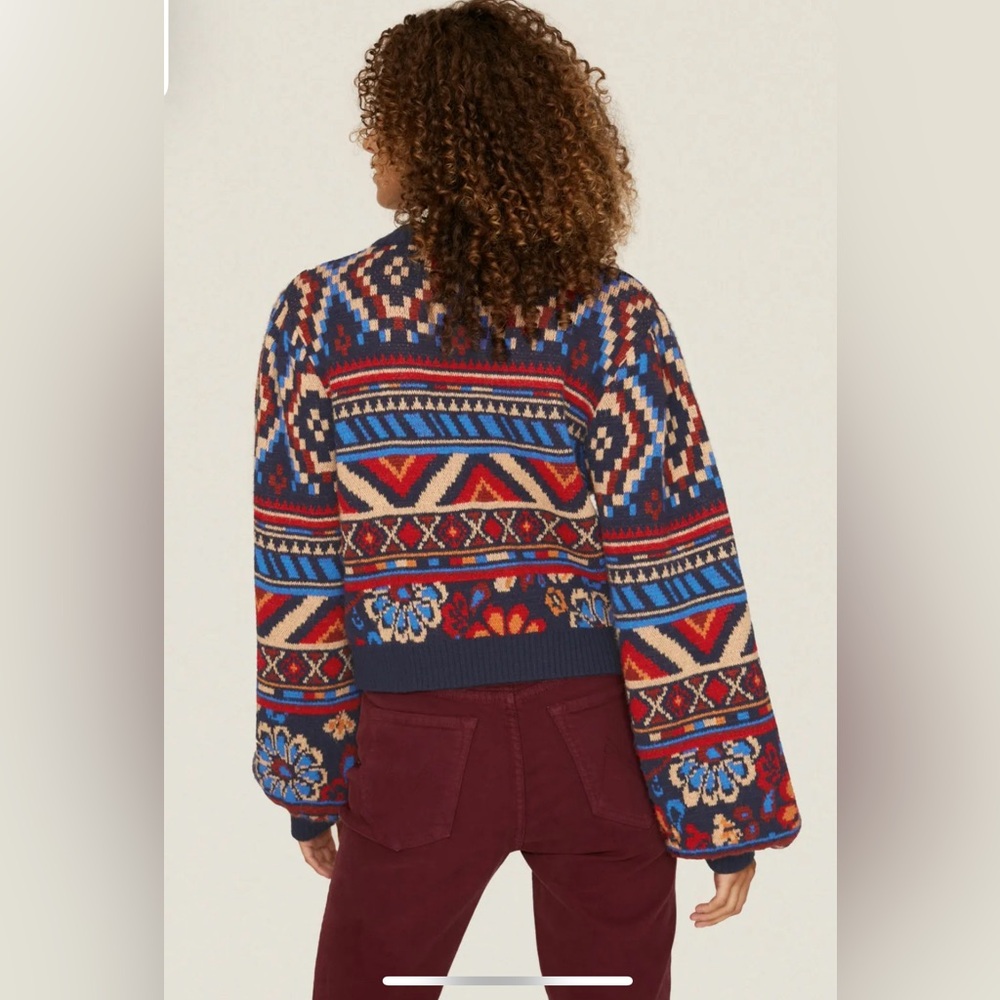 FARM Rio Multicolor Patterned Sweater - Picture 2 of 9